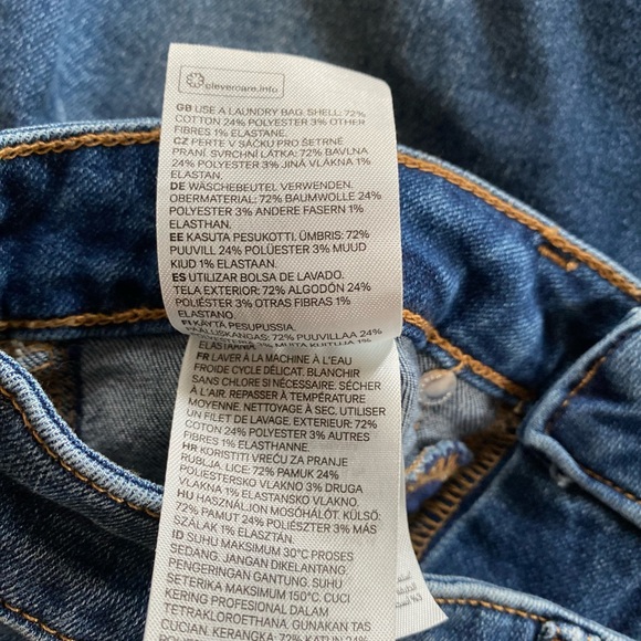 3/$15 🥳 H&M Curvy Ultra High Waist Jeggings Denim Jeans - Picture 12 of 16